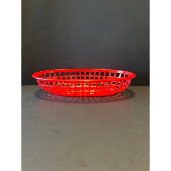 Hot Dog/Hamburger Barbecue Plastic Basket 9” Dish 29 Pieces - Picture 3 of 6
